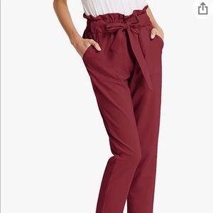 Grace Karin paper bag waist trousers. Sz L.